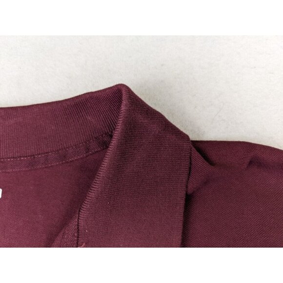 GAP - MEN'S MAROON RED SHORT SLEEVE POLO SHIRT - SIZE XL - Picture 4 of 7
